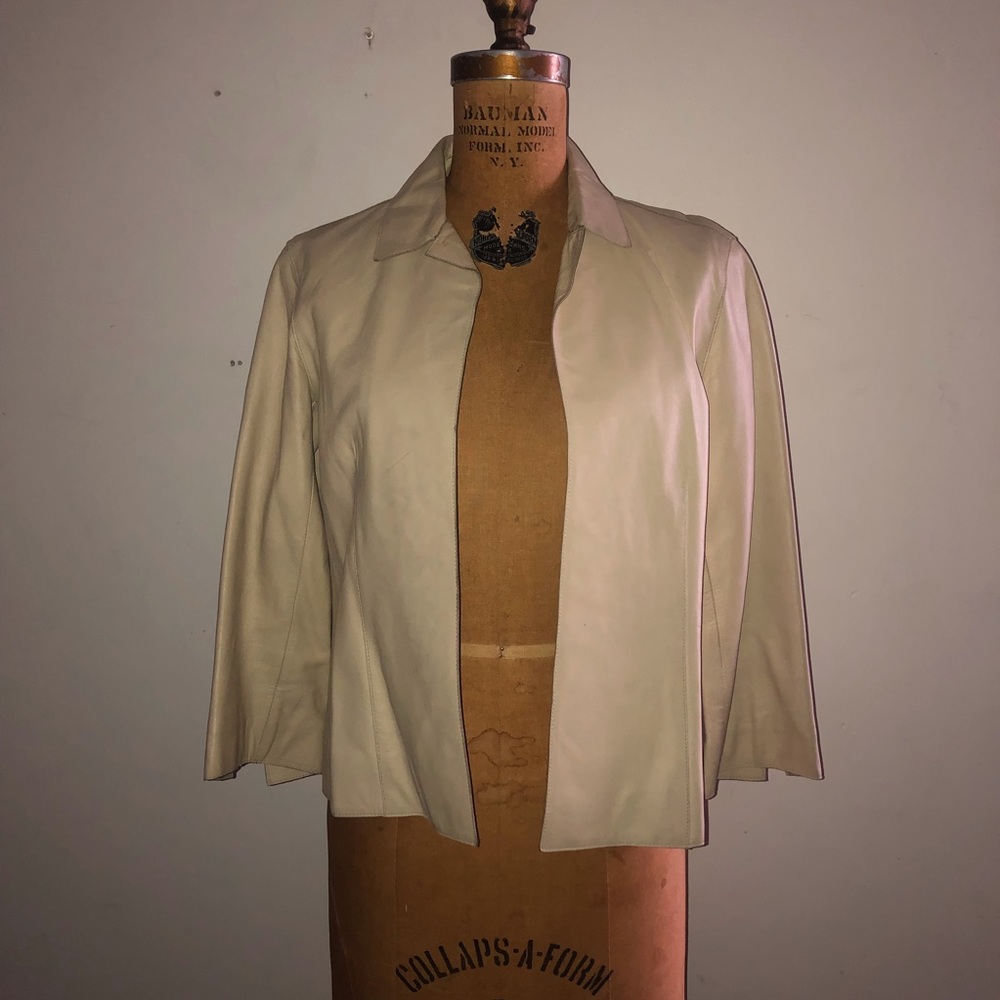 [DKNY] Sheepskin leather Jacket.